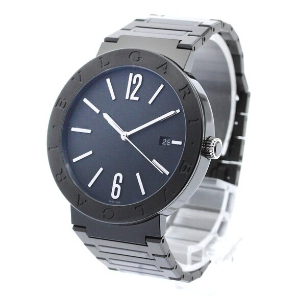 BVLGARI BVLGARIBVLGARI BB41S/103540 DLC black Dial Automatic Men's Watch_885512 - Picture 1 of 7